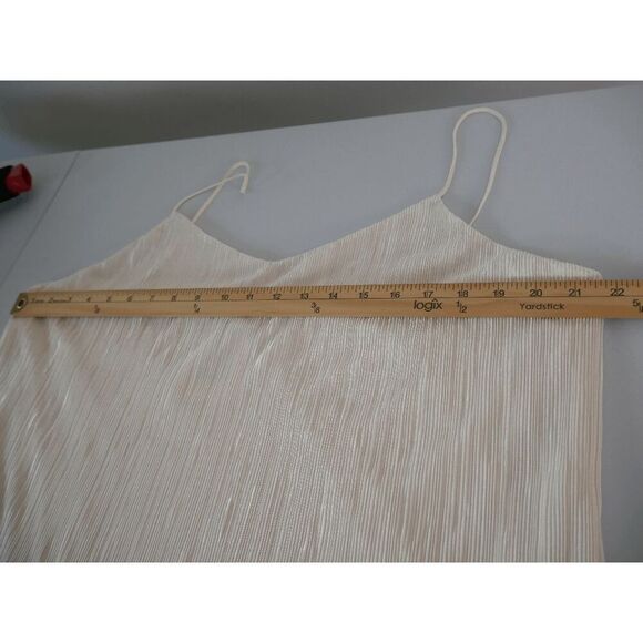 Anne Klein Women's V-Neck Micro-Pleated Knit Tank Cami Top XL - Picture 4 of 8